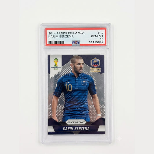 2014 Panini Prizm World Cup #82 Karim Benzema PSA 10