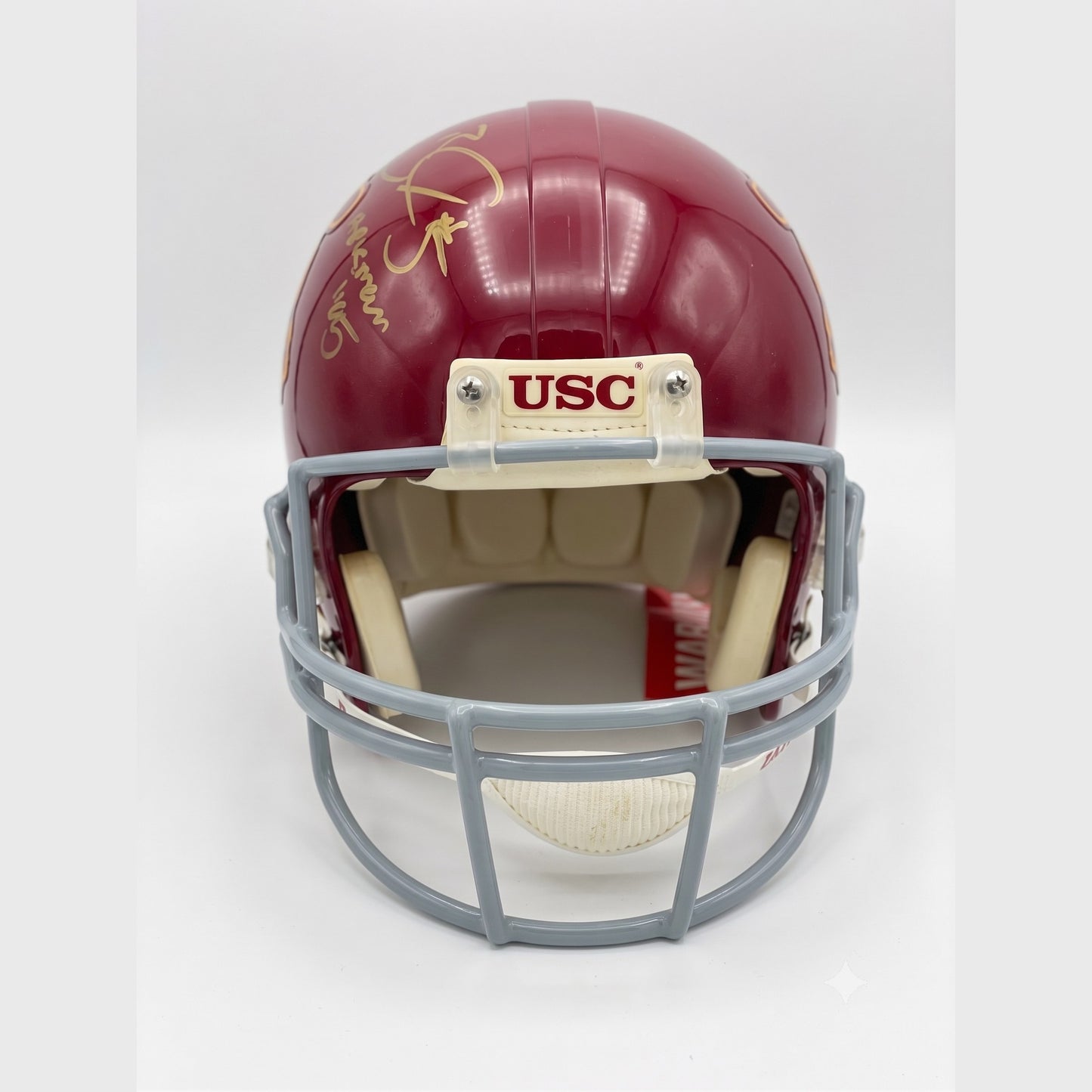 Reggie Bush Signed and Inscribed Authentic USC Trojans Proline Helmet