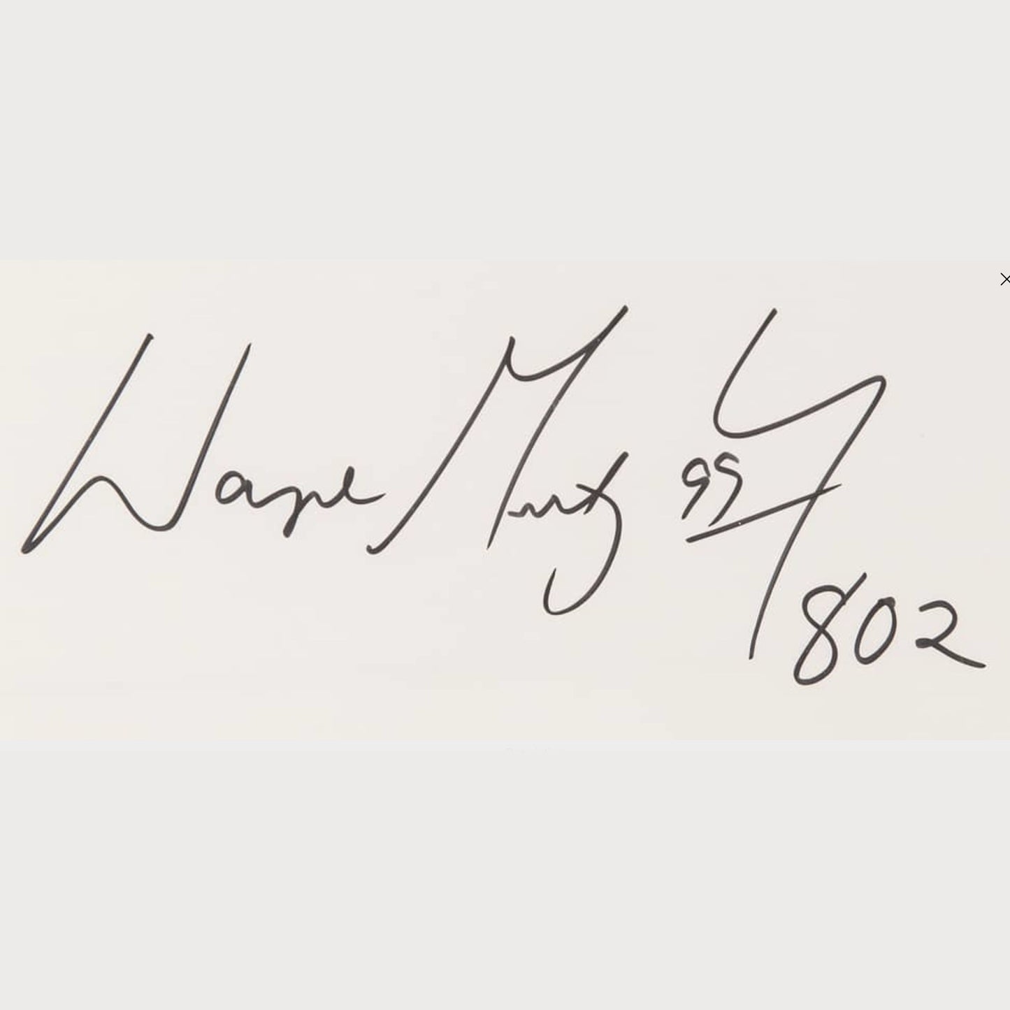 Wayne Gretzky Signed, Inscribed, Framed Photograph (#290/802) 24x20 - Upper Deck