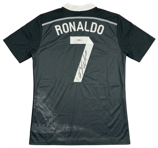 Cristiano Ronaldo Signed Real Madrid 2014/15 Yohji Yamamoto Dragon Third Kit - PSA/DNA