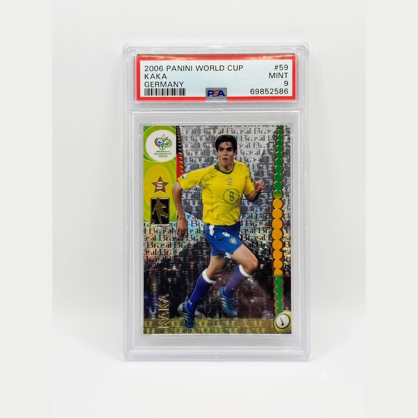 2006 Panini World Cup #59 Kaka PSA 9