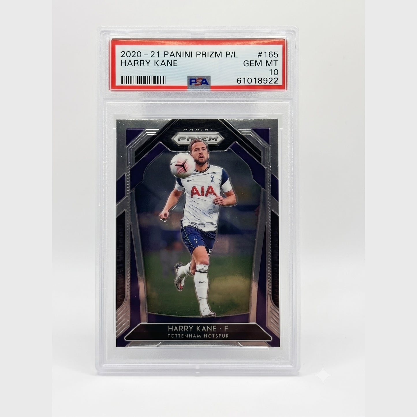 2020-21 Panini Prizm Premier League #165 Harry Kane PSA 10 (Cert 61018922)