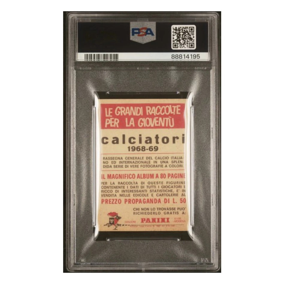 1968-69 Panini Calciatori Franz Beckenbauer PSA 3 - reverse