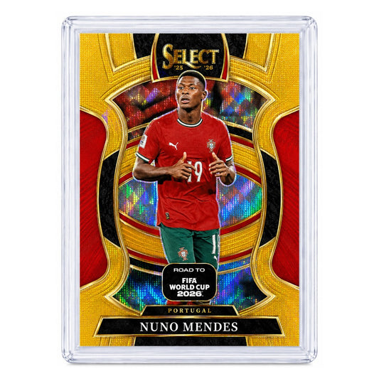 2025-26 Panini Select Nuno Mendes Terrace Gold Prizm /10 #50 Portugal SP