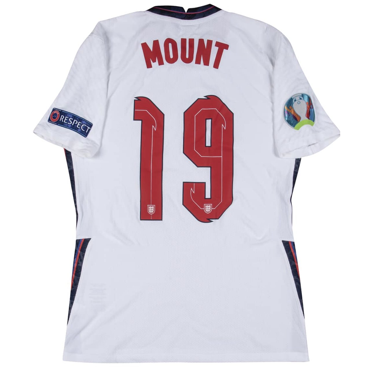 Mason Mount Team-Issued White England National Team EURO 2020 Jersey vs. Croatia – MEARS Authenticated