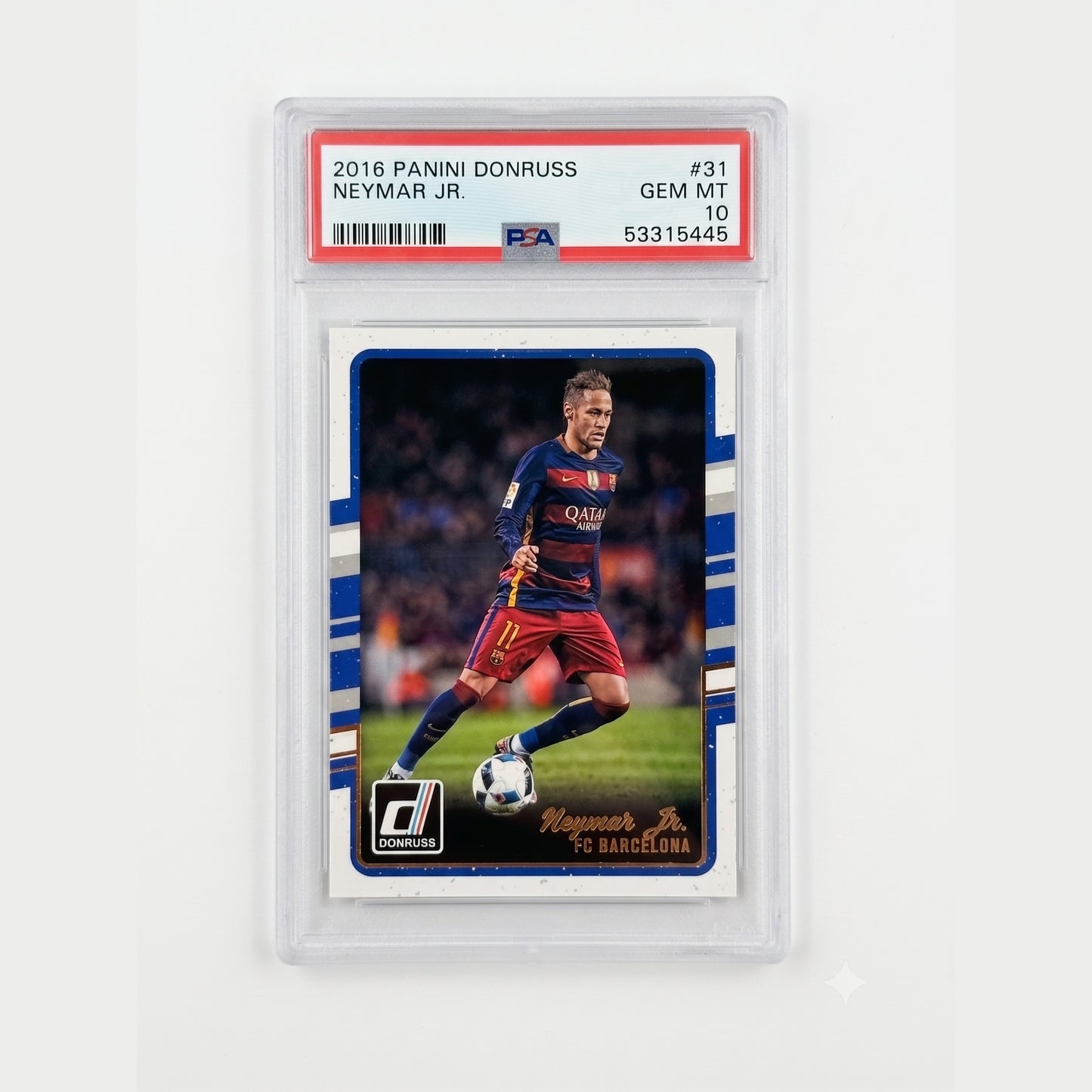 2016 Panini Donruss #31 Neymar Jr. PSA 10