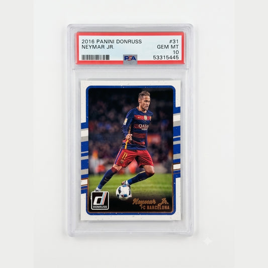 2016 Panini Donruss #31 Neymar Jr. PSA 10