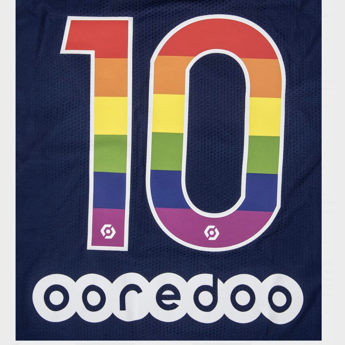 Neymar Jr. Team-Issued 2020-21 Paris Saint-Germain LGBT Number Jersey – MEARS Authenticated
