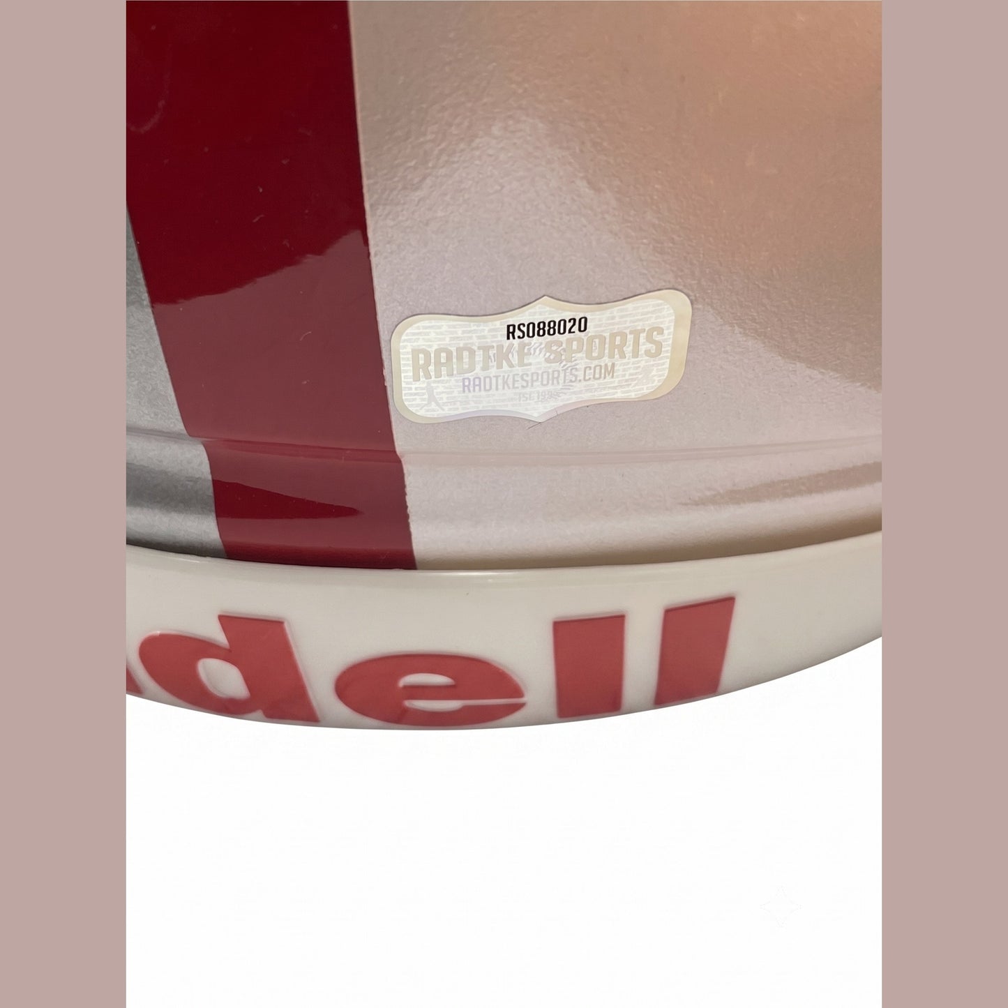 Jerry Rice 49ers All Hand-Painted Speed Flex Helmet with 4 Inscriptions