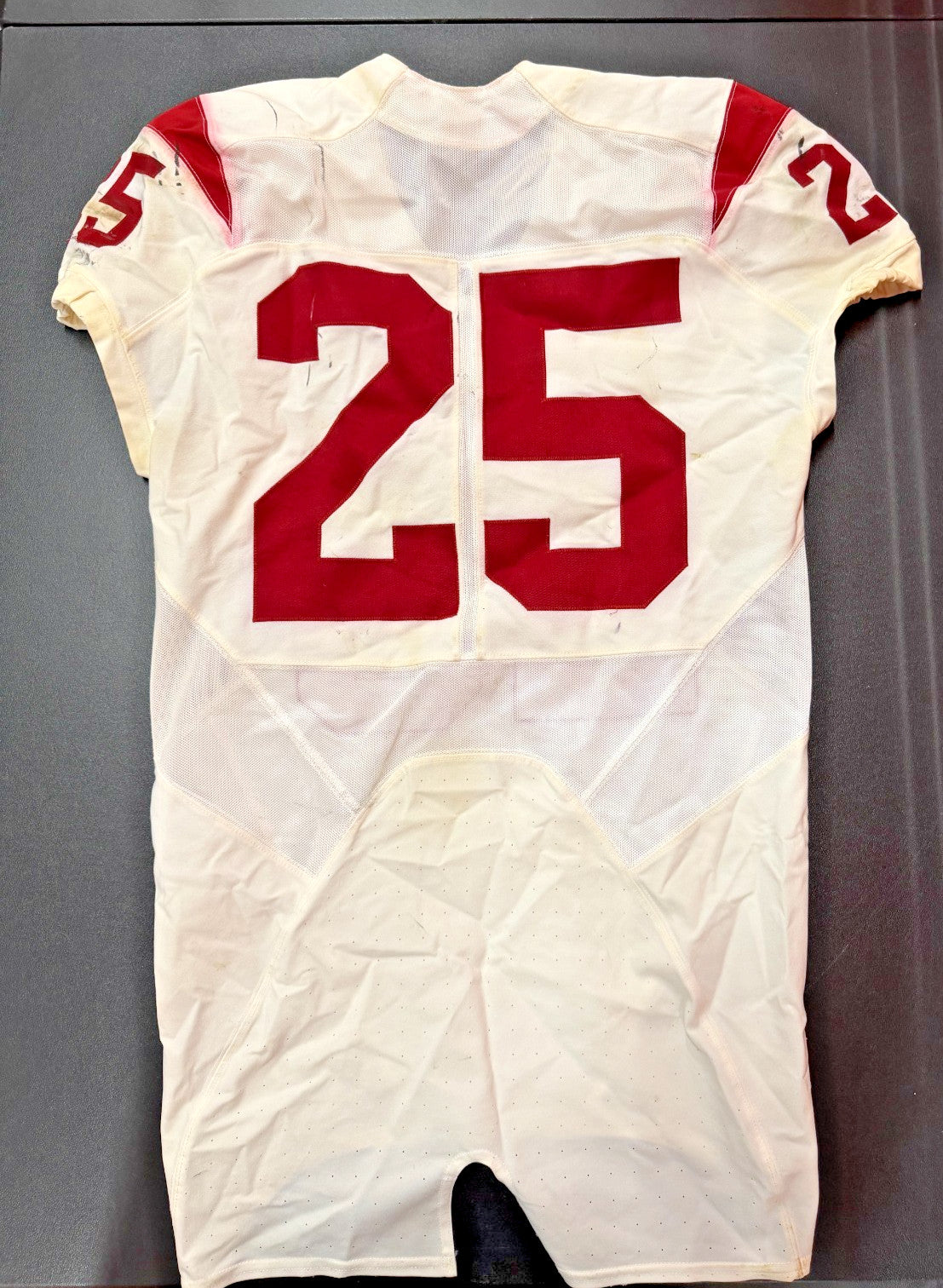 Ronald Jones II Game Worn USC Trojans Football Jersey #25