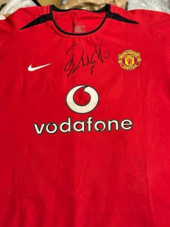 Cristiano Ronaldo Signed Manchester United Stadium Authentic Home Jersey