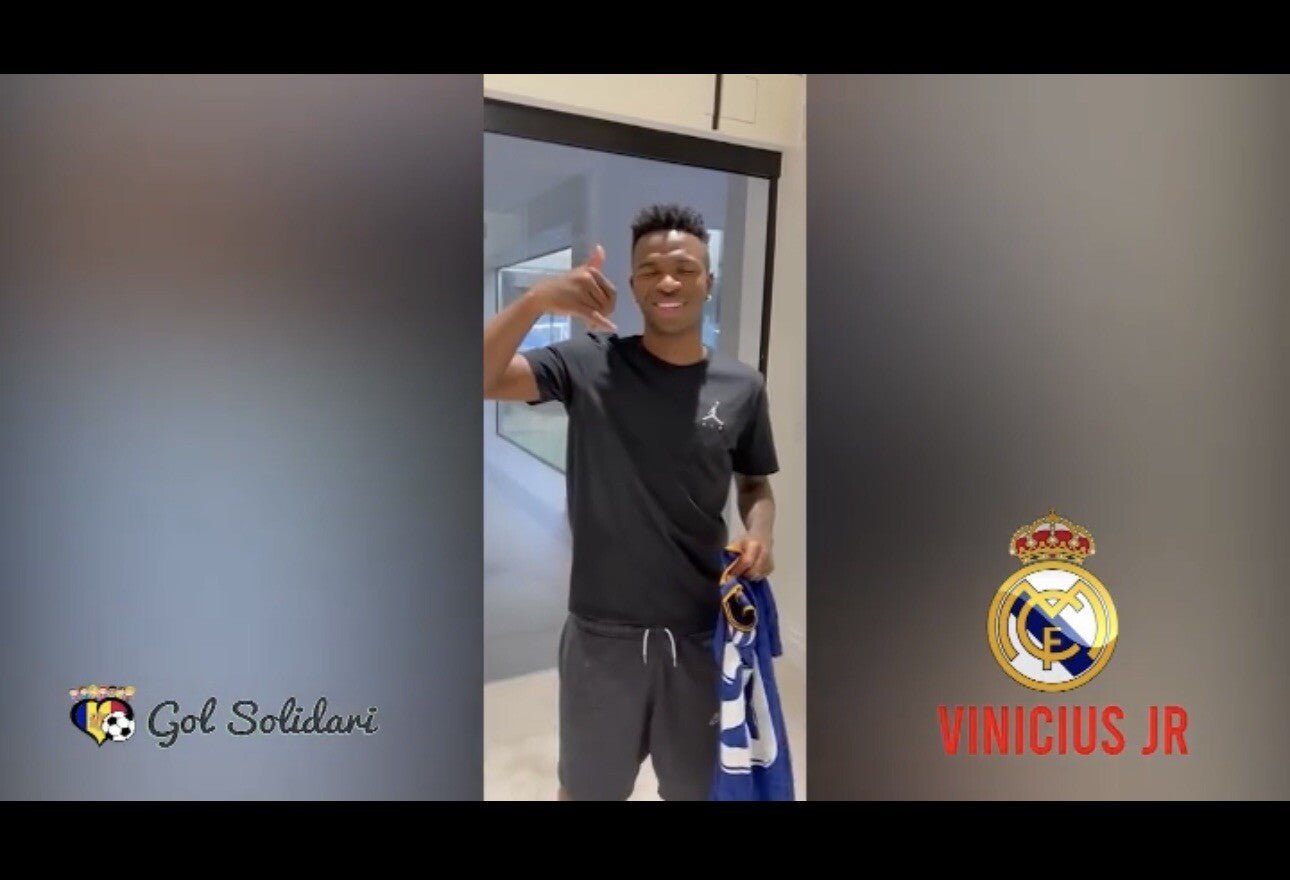 Vinícius Jr. Signed & Inscribed Real Madrid Jersey – 2021/22 Away Match Issue (Autographed)