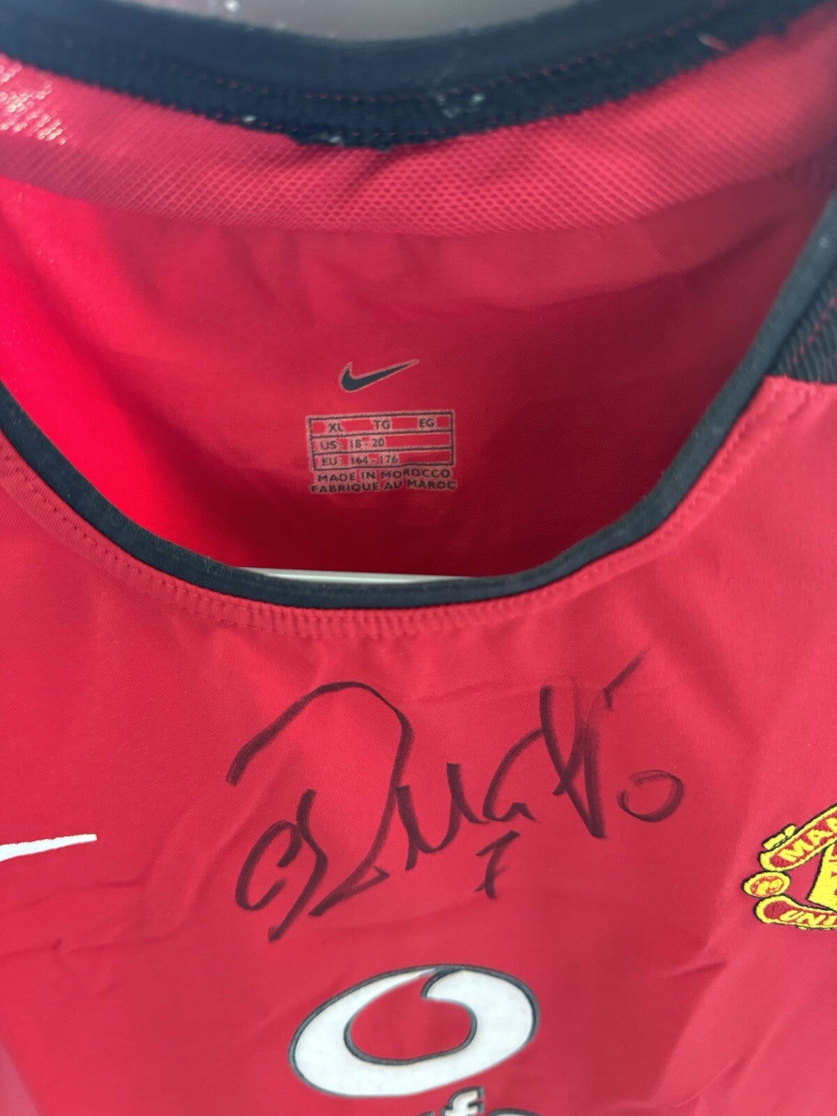 Cristiano Ronaldo Signed Manchester United Stadium Authentic Home Jersey
