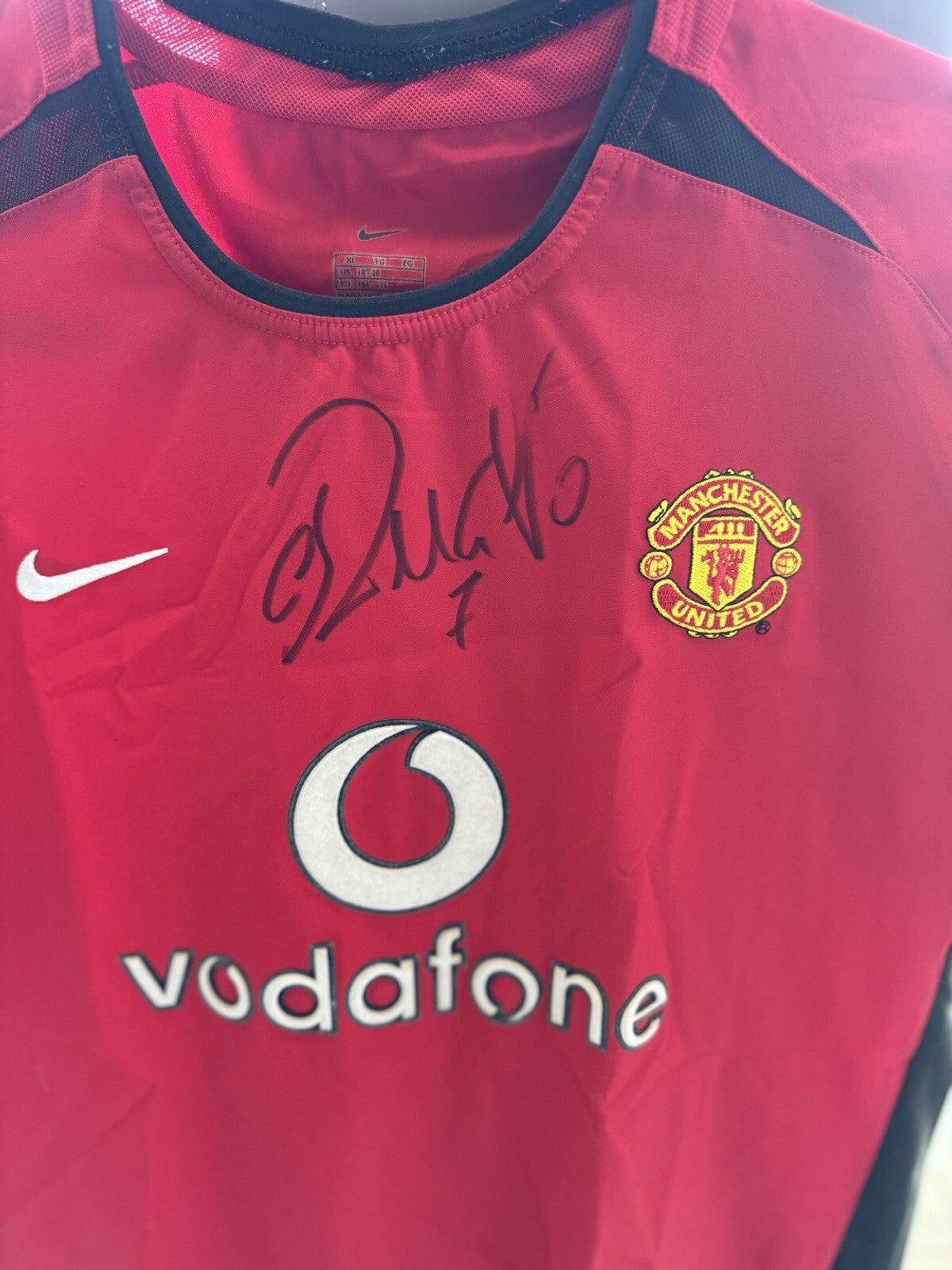 Cristiano Ronaldo Signed Manchester United Stadium Authentic Home Jersey