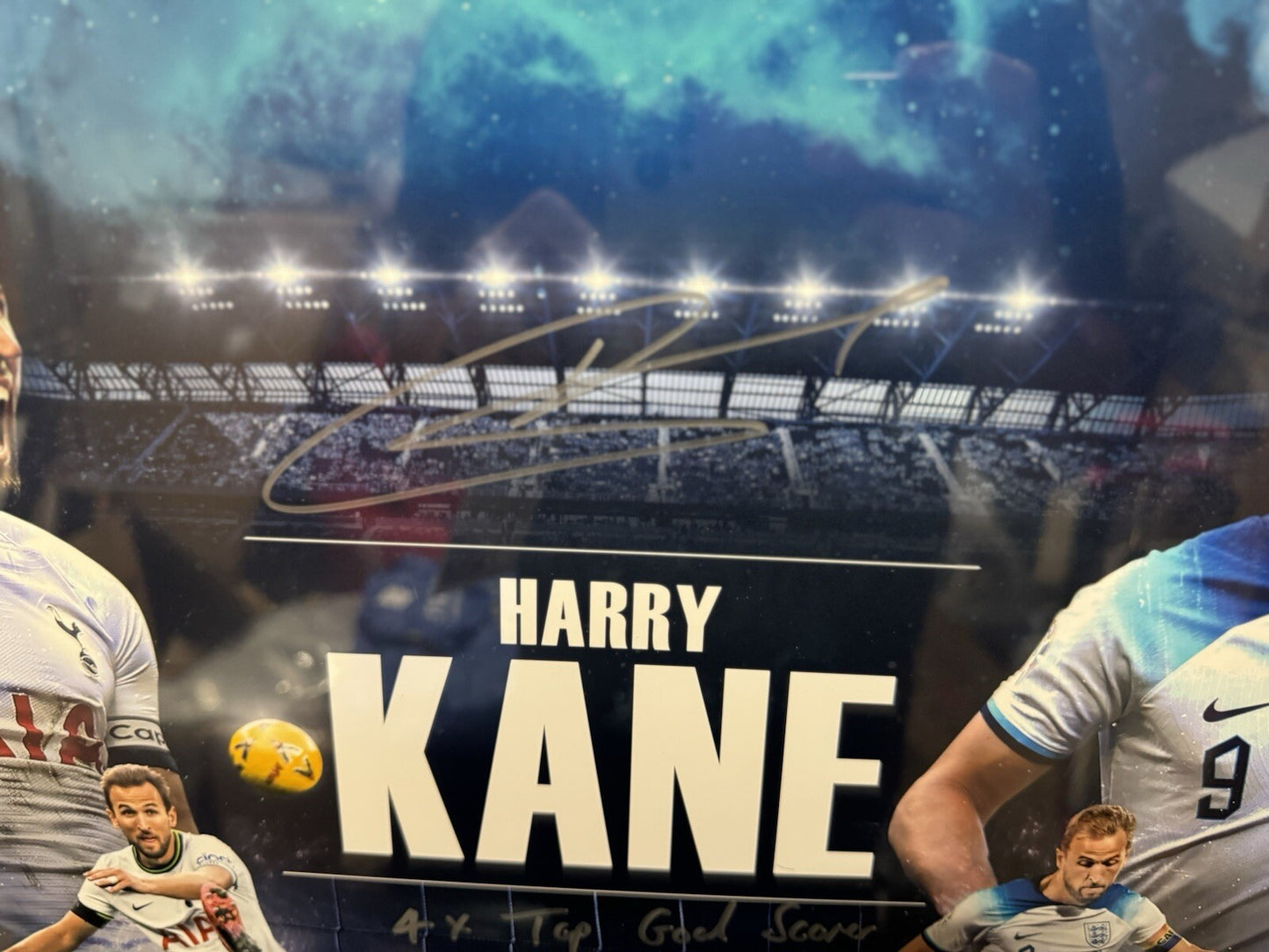 Harry Kane Signed and Inscribed Limited Edition Photo (#1/23)
