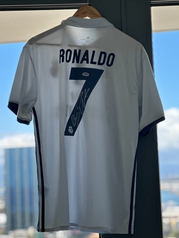 Cristiano Ronaldo Signed 2016/17 Real Madrid Jersey – PSA/DNA Authenticated