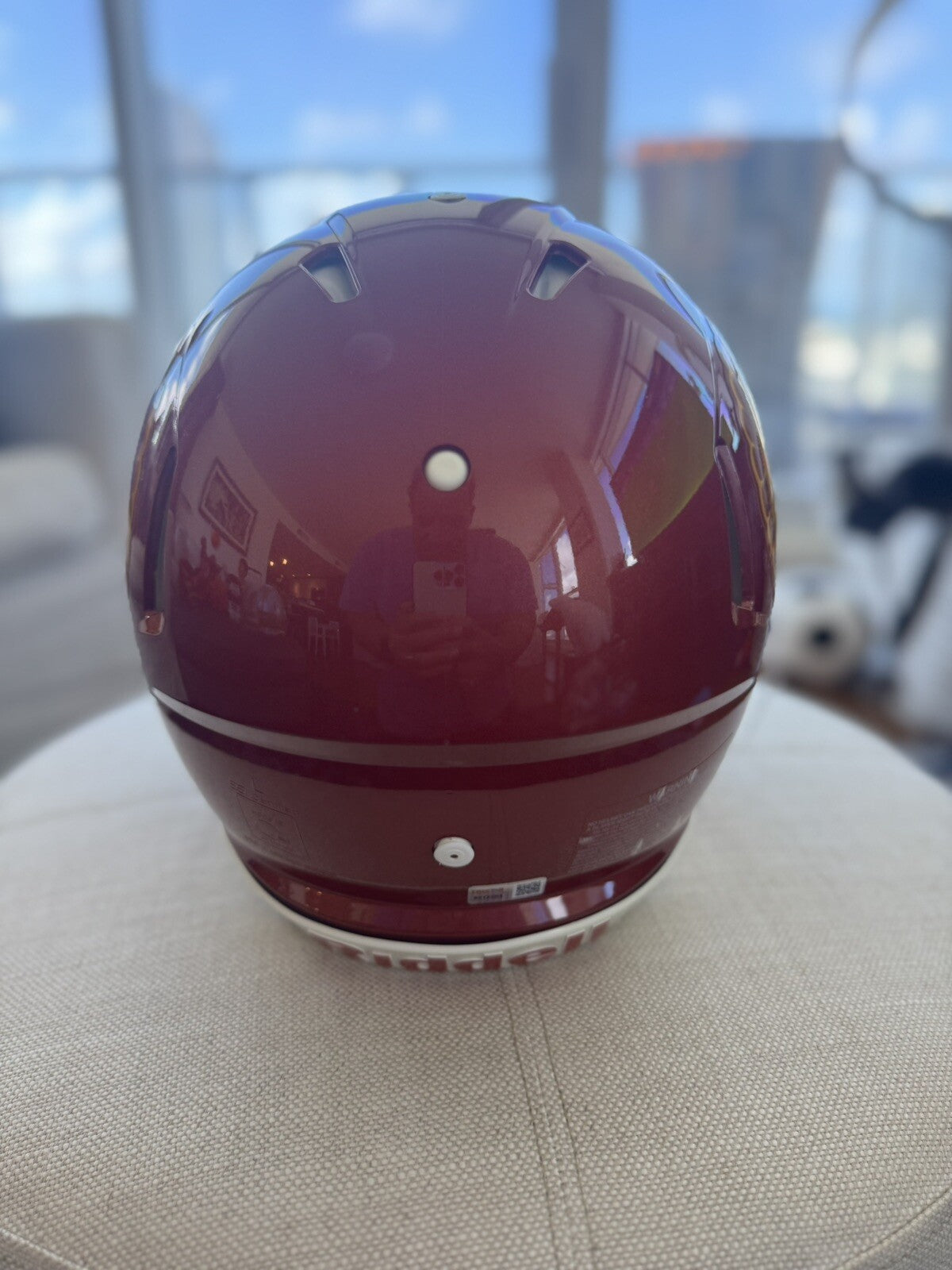 Authentic USC Trojans Speed Helmet Signed and Inscribed by Matt Leinart