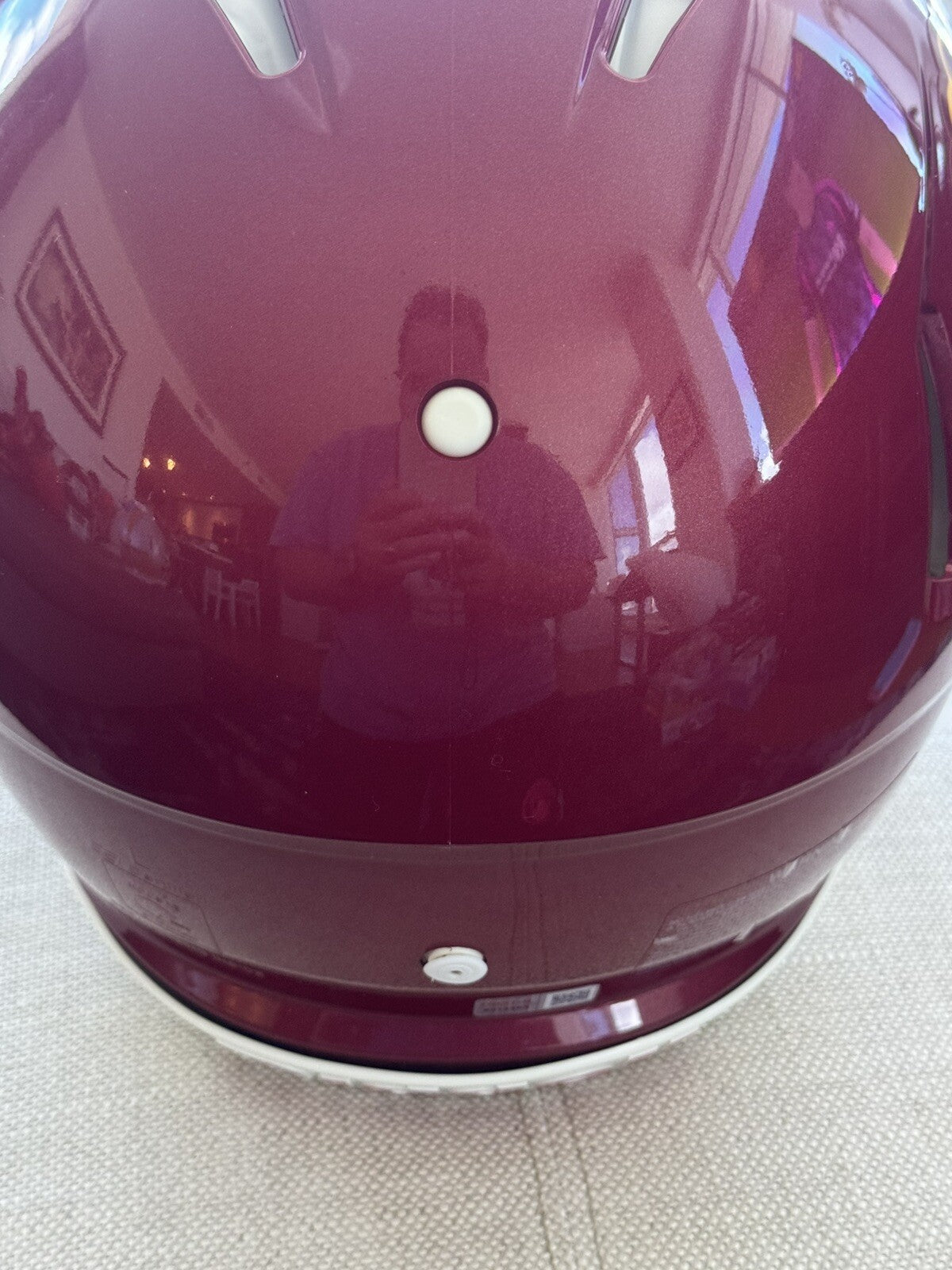 Authentic USC Trojans Speed Helmet Signed and Inscribed by Matt Leinart