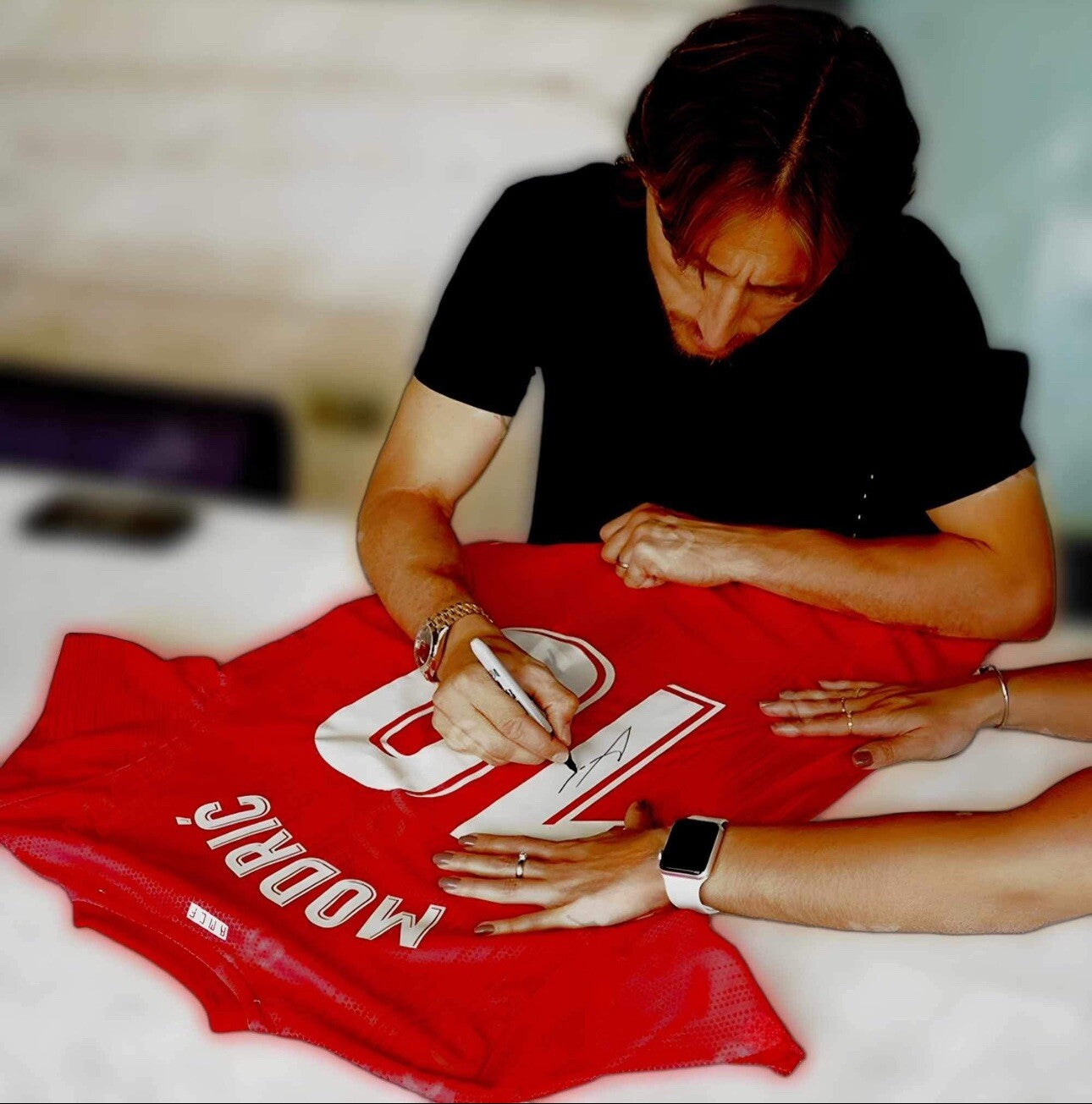 Luka Modric Match-Issued Signed Real Madrid 2018/19 Third Shirt w/ ICONS COA