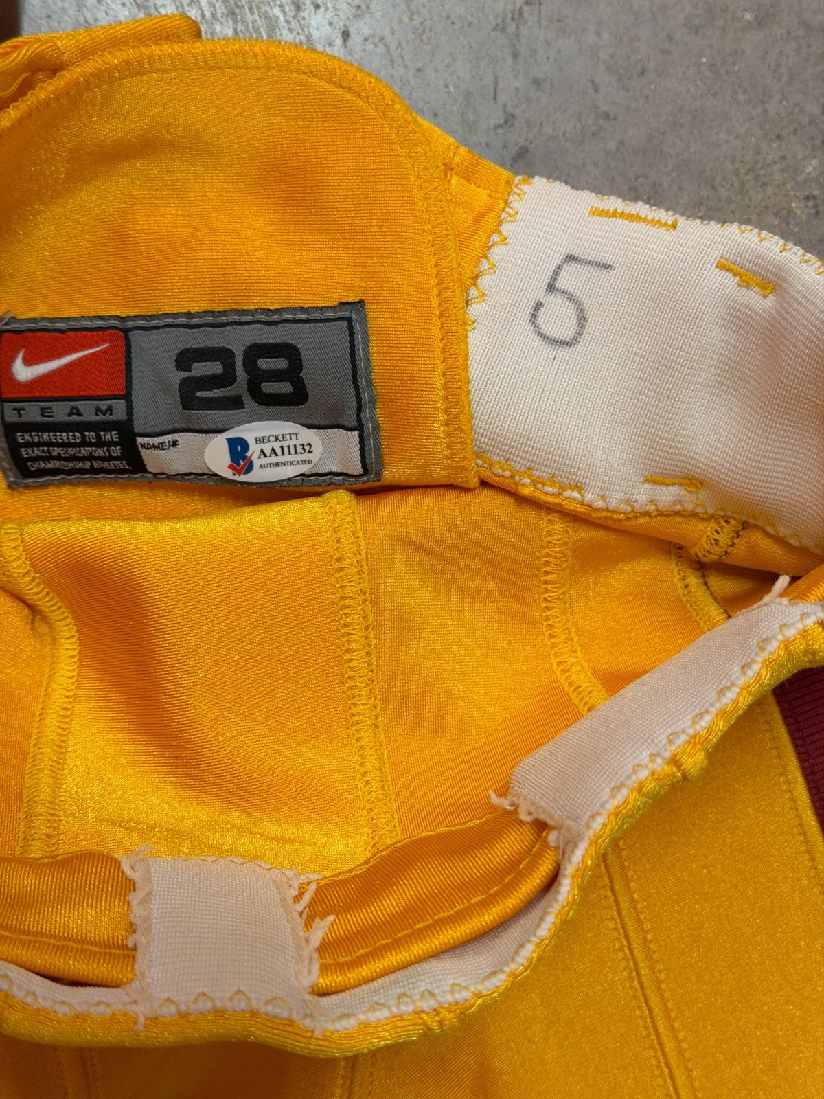 Reggie Bush Signed Game Worn USC Trojans Pants - Beckett BAS LOA AA11132