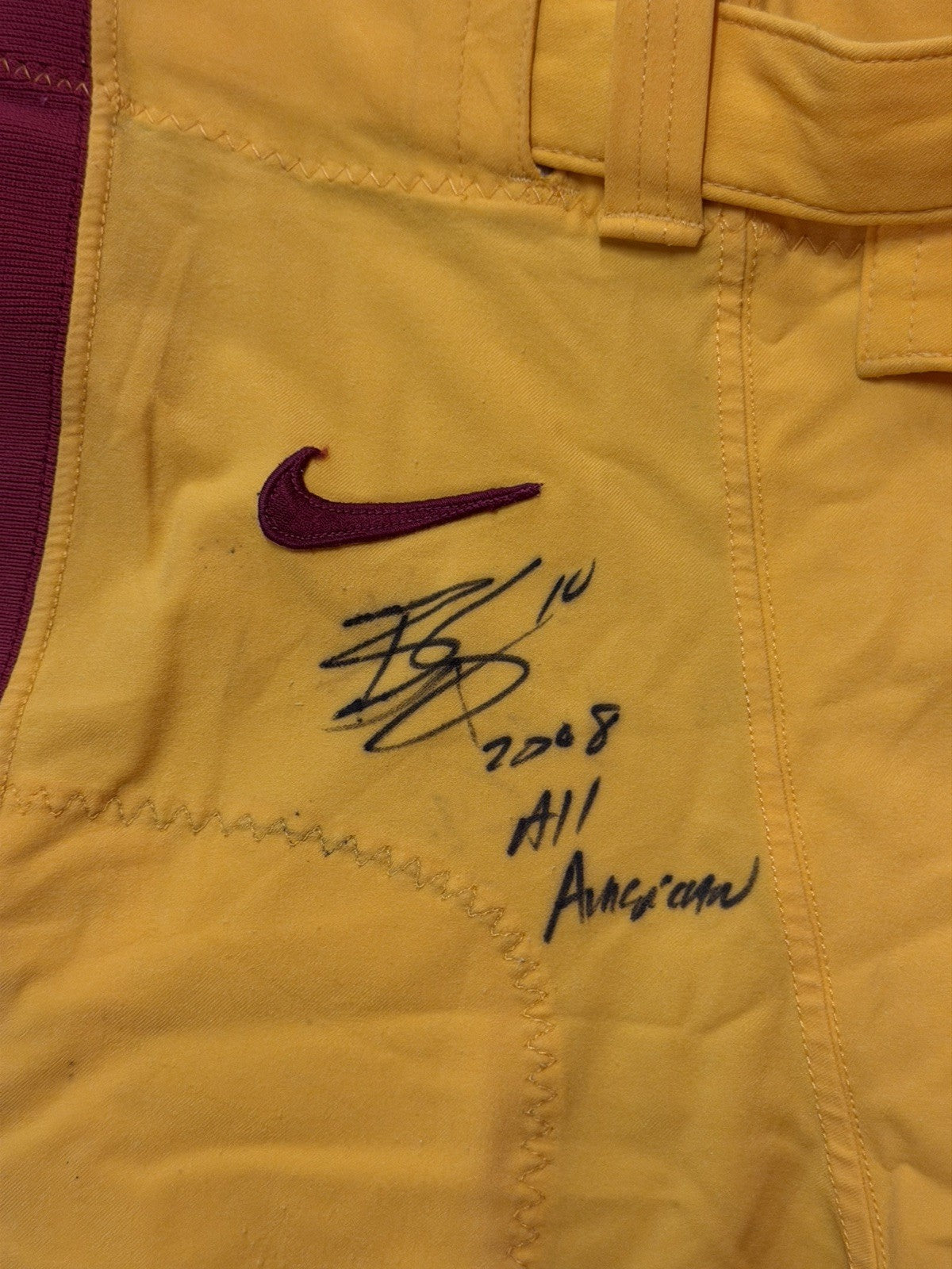 Brian Cushing Signed & Inscribed Game Worn USC Trojans Football Pants - Beckett