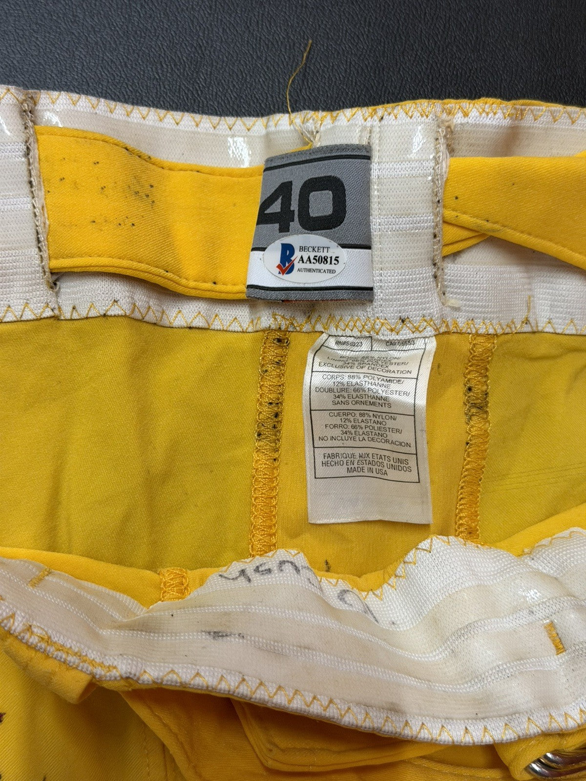 Brian Cushing Signed & Inscribed Game Worn USC Trojans Football Pants - Beckett