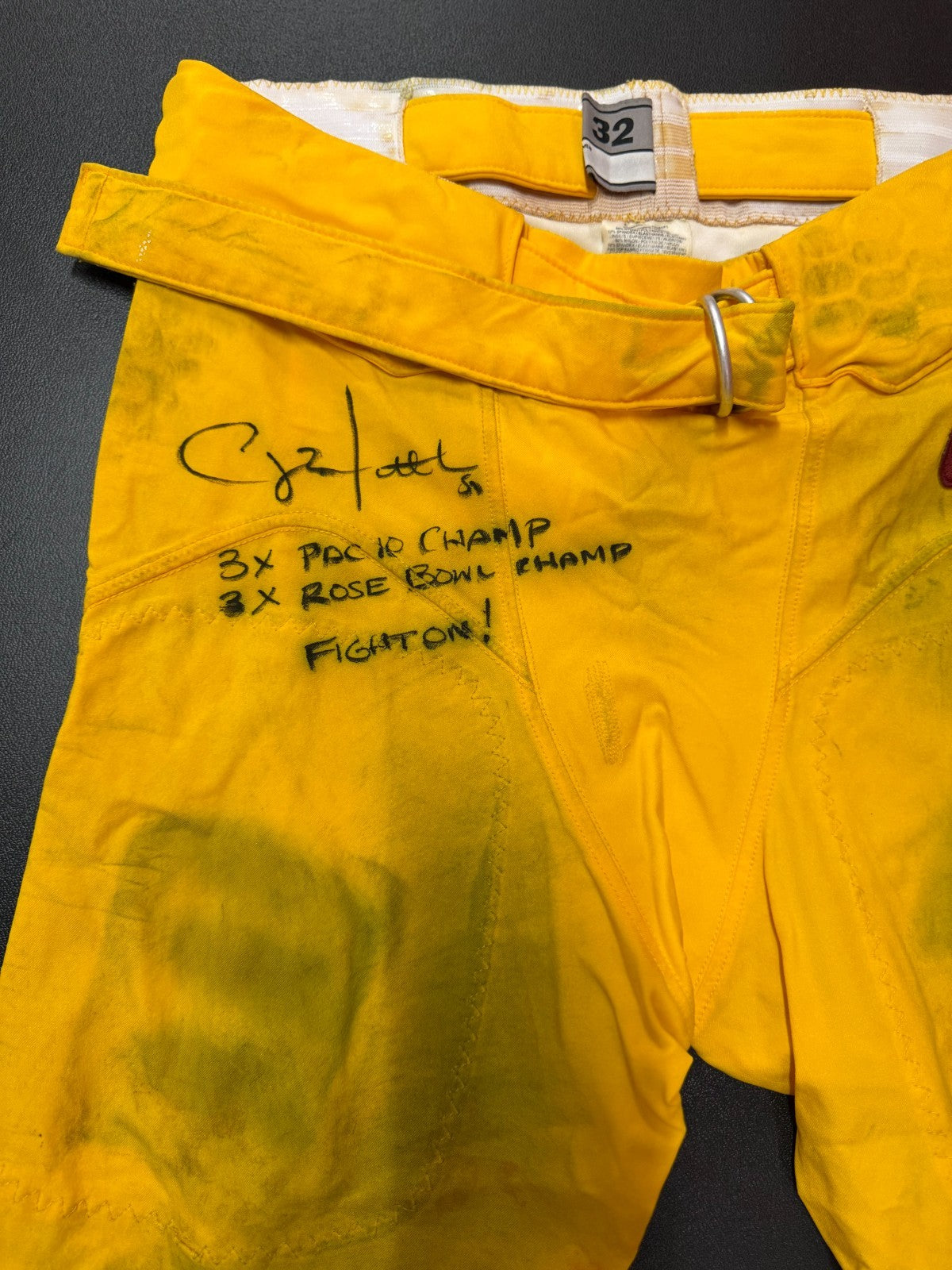Clay Matthews Signed & Inscribed Game Worn USC Trojans Football Pants - Nike Size 32