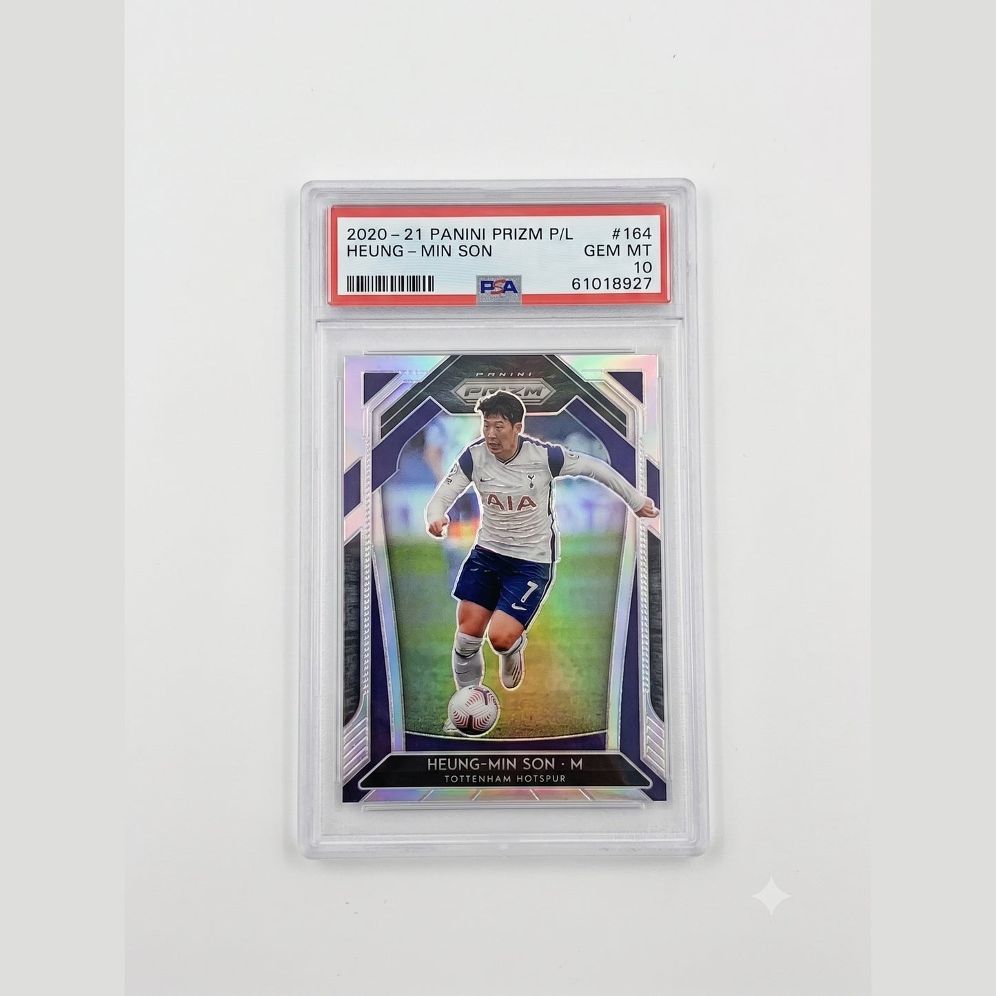 2020-21 Panini Prizm Premier League #164 Heung-Min Son PSA 10