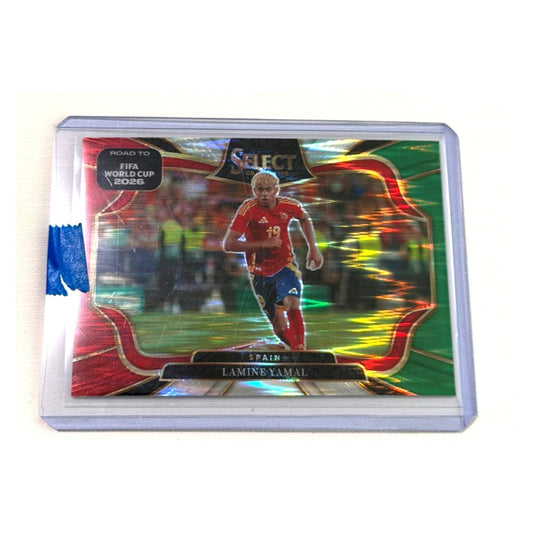 2025-26 Panini Select Lamine Yamal Field Level Green Prizm #220 Spain SP