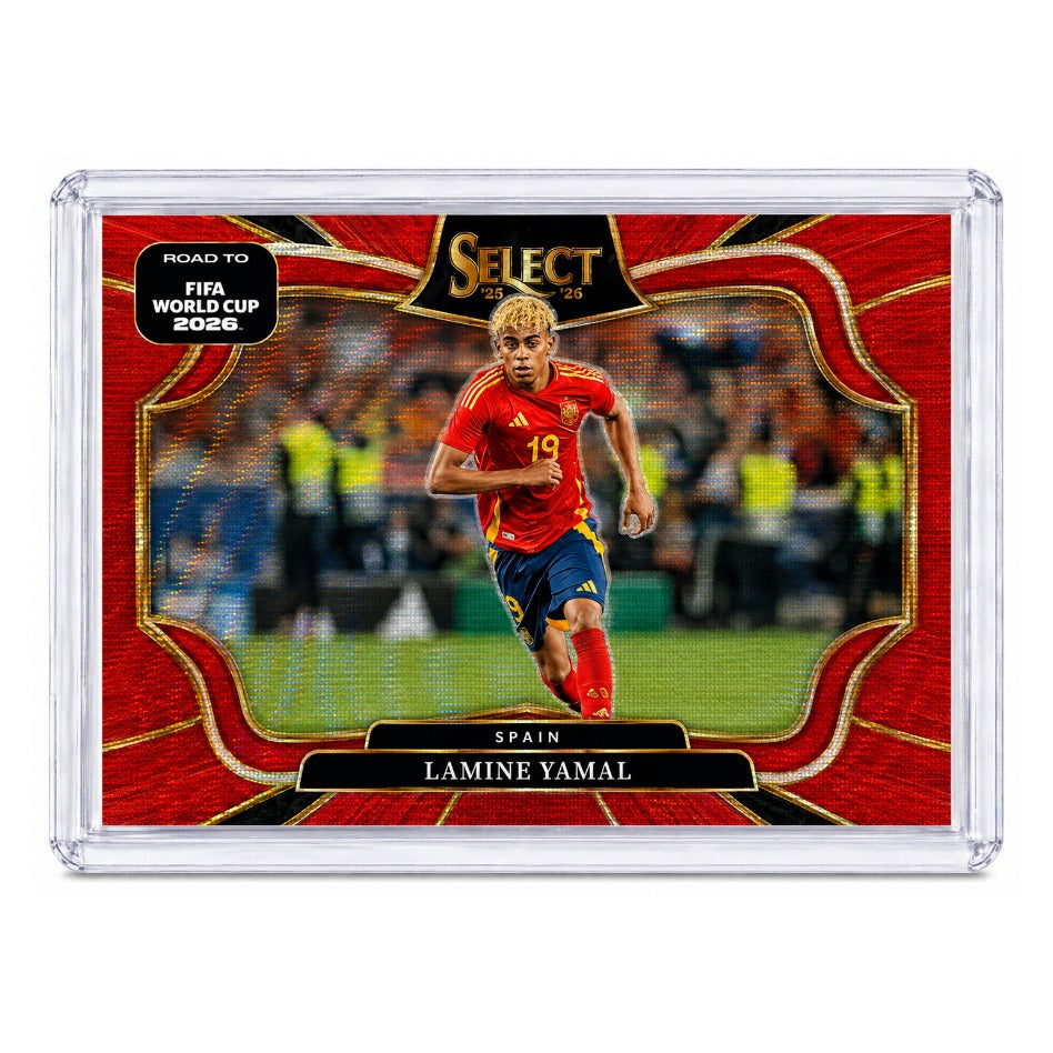 2025-26 Panini Select Lamine Yamal Field Level Red Prizm /68 #220 Spain SP