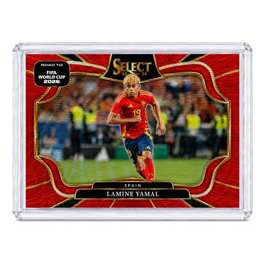 2025-26 Panini Select Lamine Yamal Field Level Red Prizm /68 #220 Spain SP